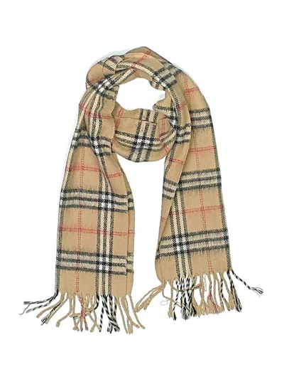 Pre-owned Unbranded Scarf In Tan