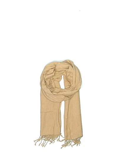 Pre-owned Unbranded Scarf In Tan