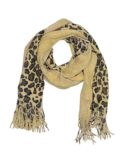 Pre-owned Unbranded Scarf In Tan
