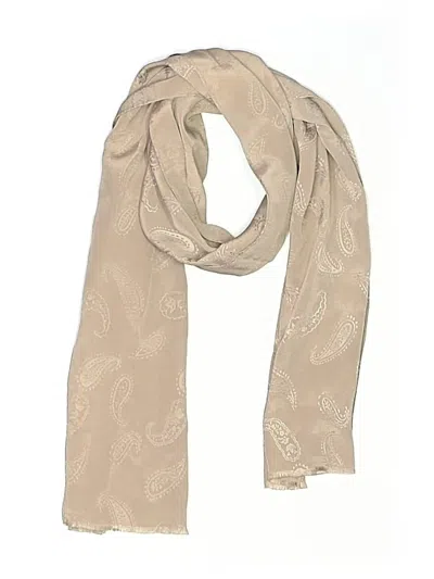 Pre-owned Unbranded Scarf In Tan
