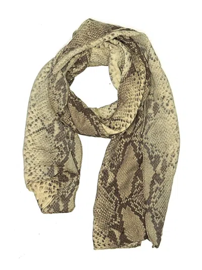 Pre-owned Unbranded Scarf In Tan