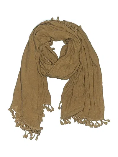 Pre-owned Unbranded Scarf In Tan