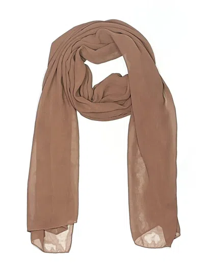 Pre-owned Unbranded Scarf In Tan