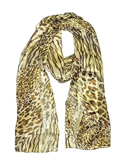 Pre-owned Unbranded Scarf In Tan