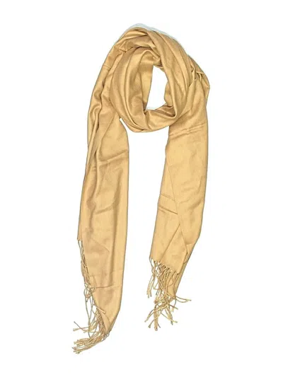 Pre-owned Unbranded Scarf In Tan