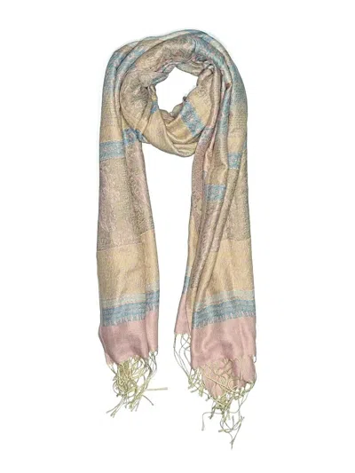 Pre-owned Unbranded Scarf In Tan