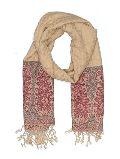 Pre-owned Unbranded Scarf In Tan
