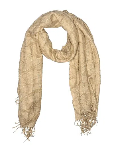 Pre-owned Unbranded Scarf In Tan