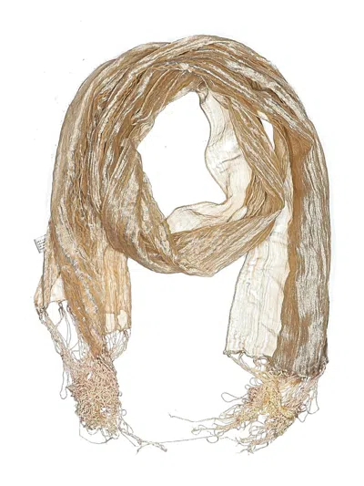 Pre-owned Unbranded Scarf In Tan