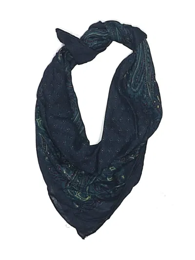 Pre-owned Unbranded Scarf In Teal