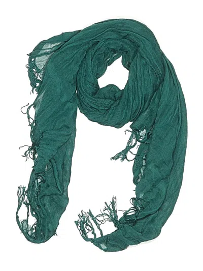 Pre-owned Unbranded Scarf In Teal