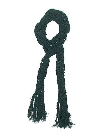 Pre-owned Unbranded Scarf In Teal