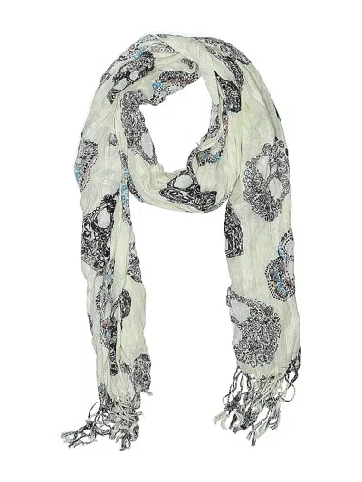 Pre-owned Unbranded Scarf In White