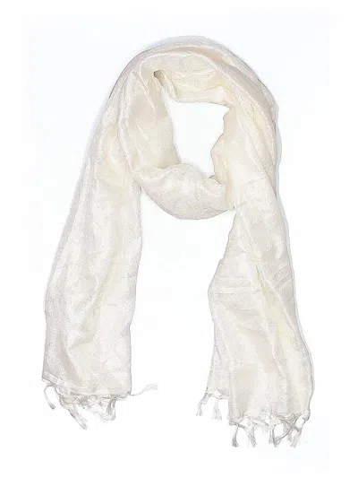 Pre-owned Unbranded Scarf In White