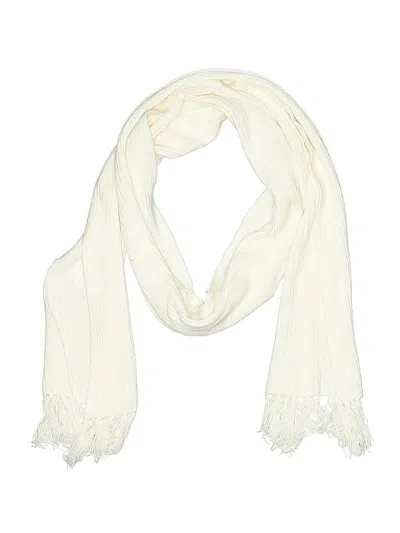 Pre-owned Unbranded Scarf In White