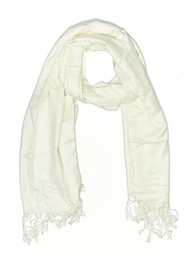 Pre-owned Unbranded Scarf In White