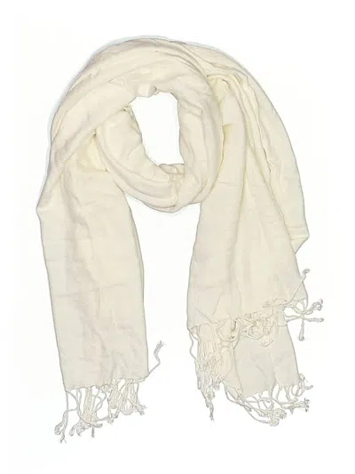 Pre-owned Unbranded Scarf In White