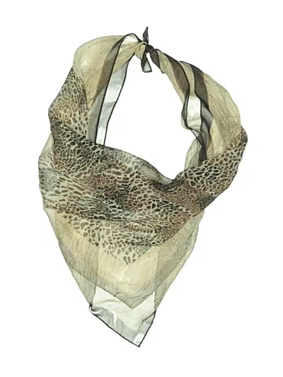 Pre-owned Unbranded Scarf In White