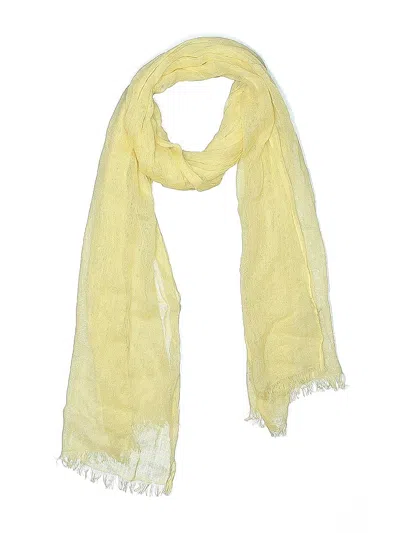 Pre-owned Unbranded Scarf In Yellow