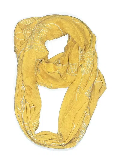 Pre-owned Unbranded Scarf In Yellow