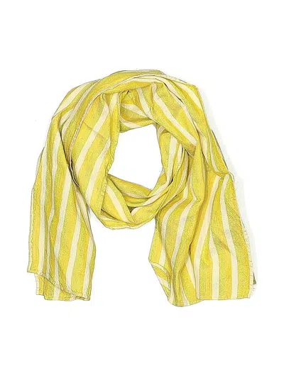 Pre-owned Unbranded Scarf In Yellow