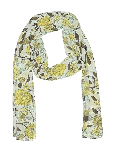 Pre-owned Unbranded Scarf In Yellow
