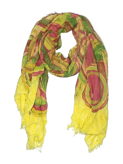 Pre-owned Unbranded Scarf In Yellow