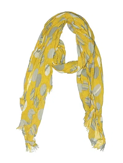 Pre-owned Unbranded Scarf In Yellow