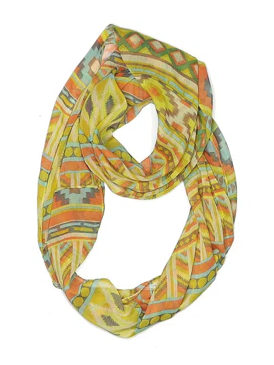 Pre-owned Unbranded Scarf In Yellow