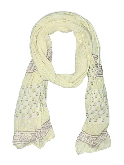 Pre-owned Unbranded Scarf In Yellow