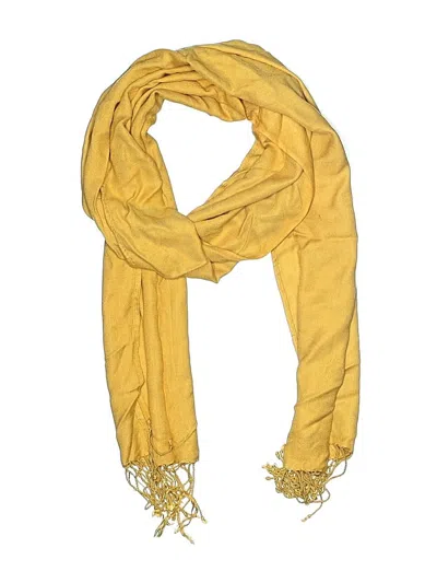 Pre-owned Unbranded Scarf In Yellow