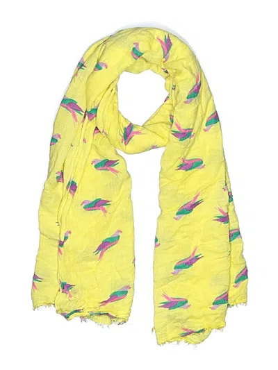 Pre-owned Unbranded Scarf In Yellow