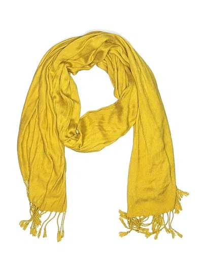 Pre-owned Unbranded Scarf In Yellow