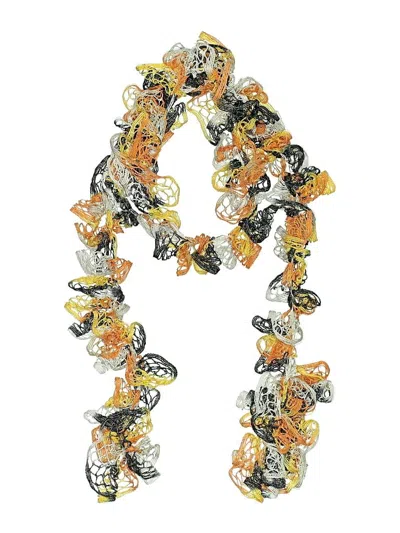 Pre-owned Unbranded Scarf In Yellow