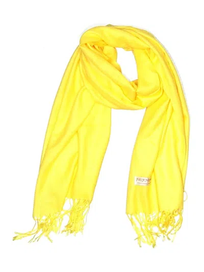 Pre-owned Unbranded Scarf In Yellow