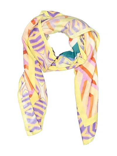 Pre-owned Unbranded Scarf In Yellow