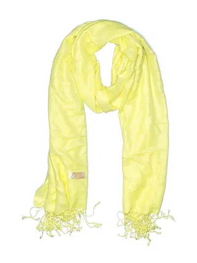 Pre-owned Unbranded Scarf In Yellow