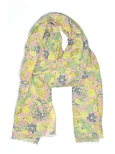 Pre-owned Unbranded Scarf In Yellow