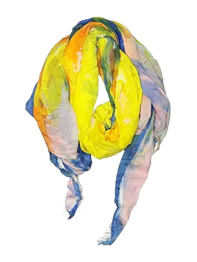 Pre-owned Unbranded Scarf In Yellow