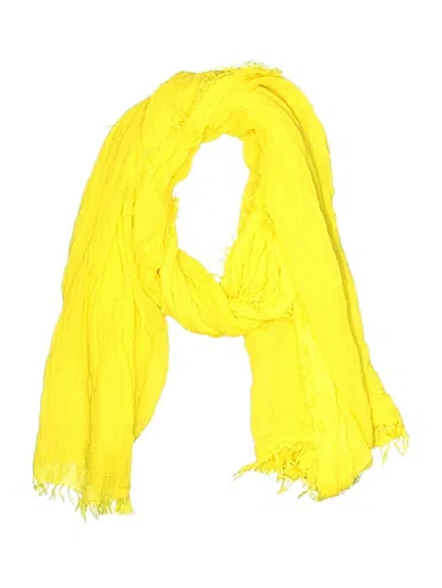 Pre-owned Unbranded Scarf In Yellow