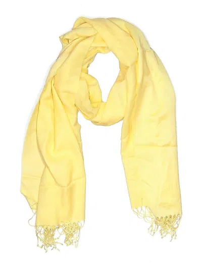 Pre-owned Unbranded Scarf In Yellow