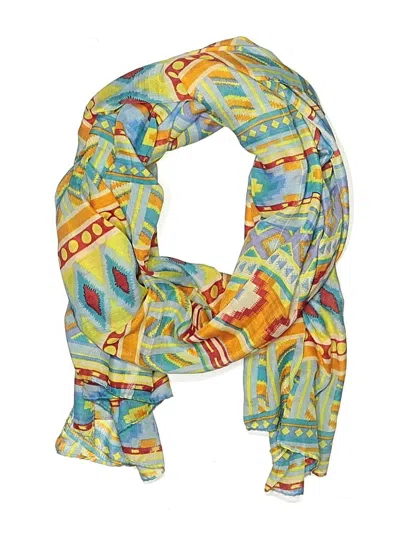 Pre-owned Unbranded Scarf In Yellow