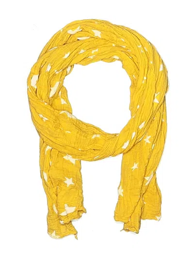 Pre-owned Unbranded Scarf In Yellow