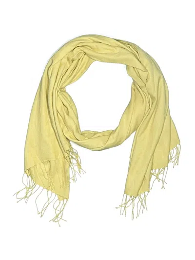 Pre-owned Unbranded Scarf In Yellow