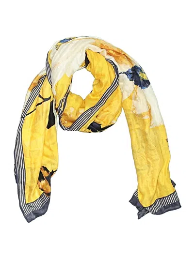 Pre-owned Unbranded Scarf In Yellow