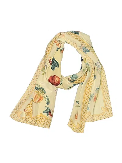 Pre-owned Unbranded Scarf In Yellow