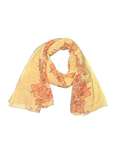 Pre-owned Unbranded Scarf In Yellow