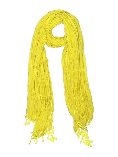 Pre-owned Unbranded Scarf In Yellow