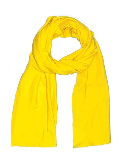 Pre-owned Unbranded Scarf In Yellow