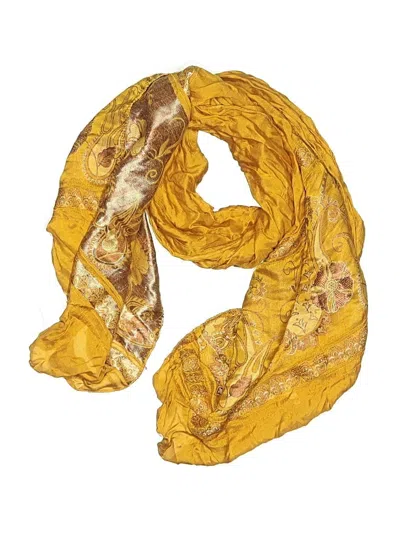 Pre-owned Unbranded Scarf In Yellow